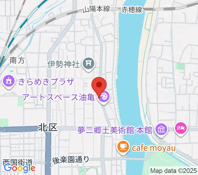 岡山Live Stage Arkの地図