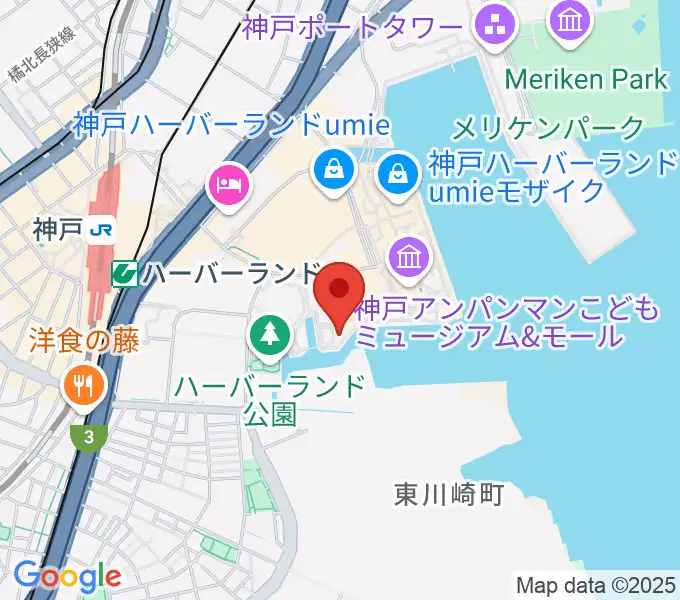 神戸煉瓦倉庫 K-waveの地図