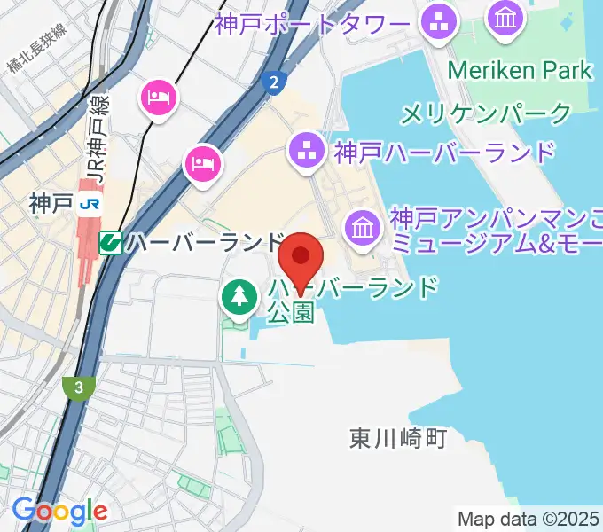 神戸煉瓦倉庫 K-waveの地図
