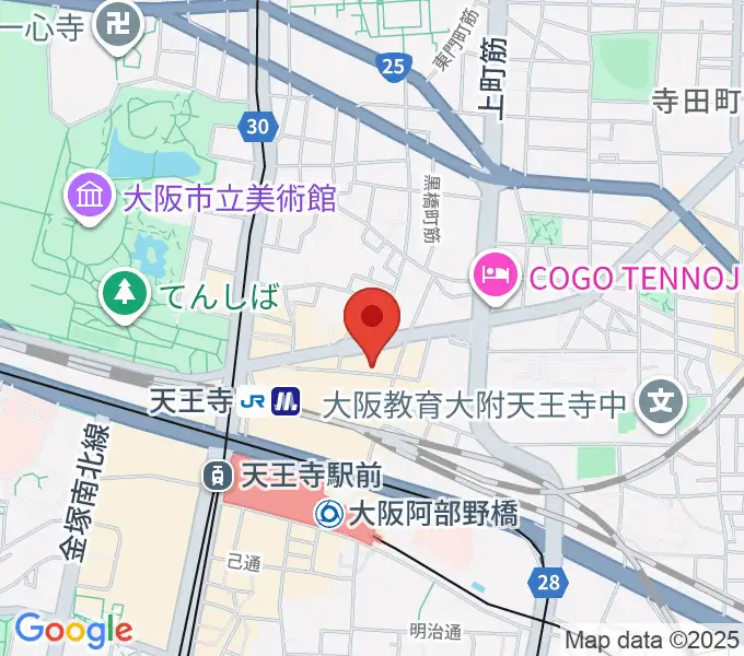 ヤンタスタジオの地図