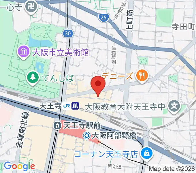 ヤンタスタジオの地図