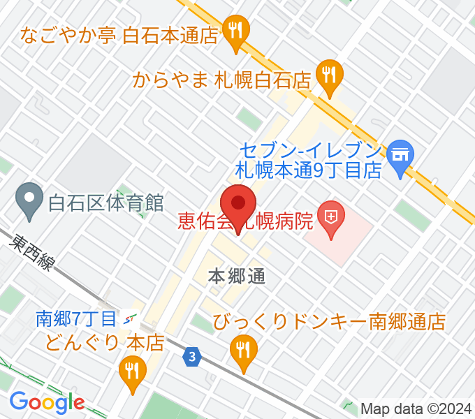 札幌エルナインの場所
