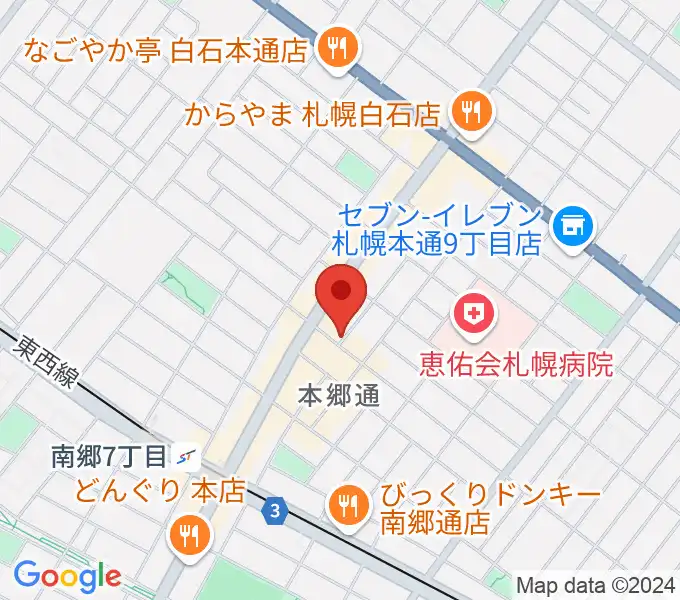 札幌エルナインの地図