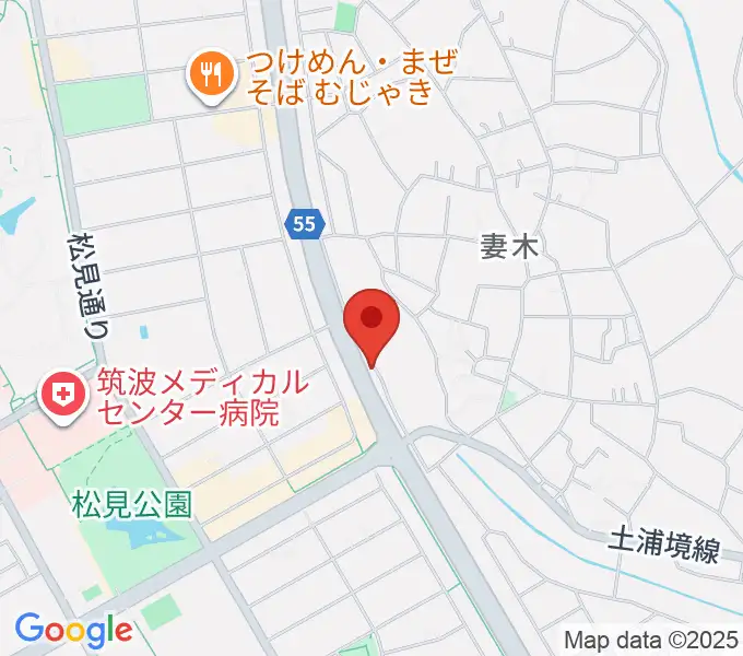 ホソダ興産グランドピアノ練習室の地図