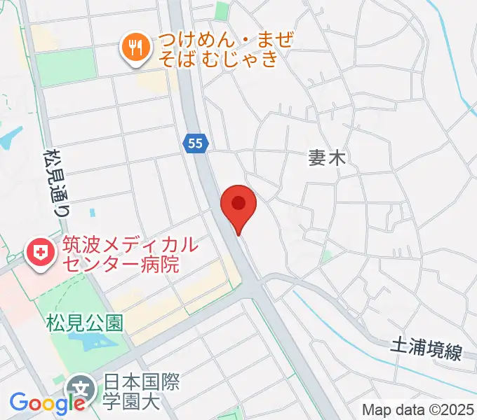 ホソダ興産グランドピアノ練習室の地図