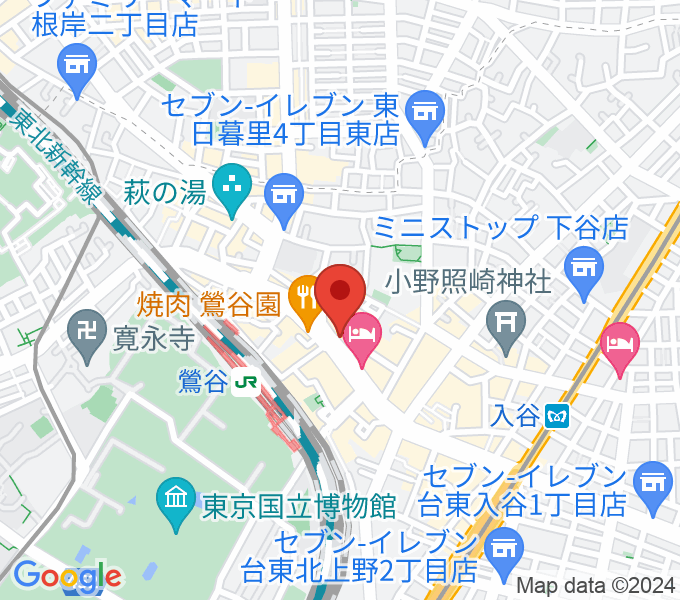 BUZZ上野の場所