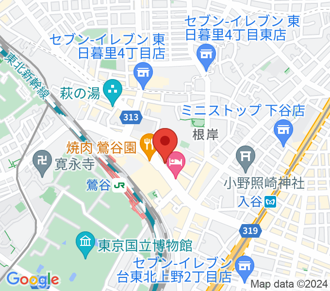BUZZ上野の場所