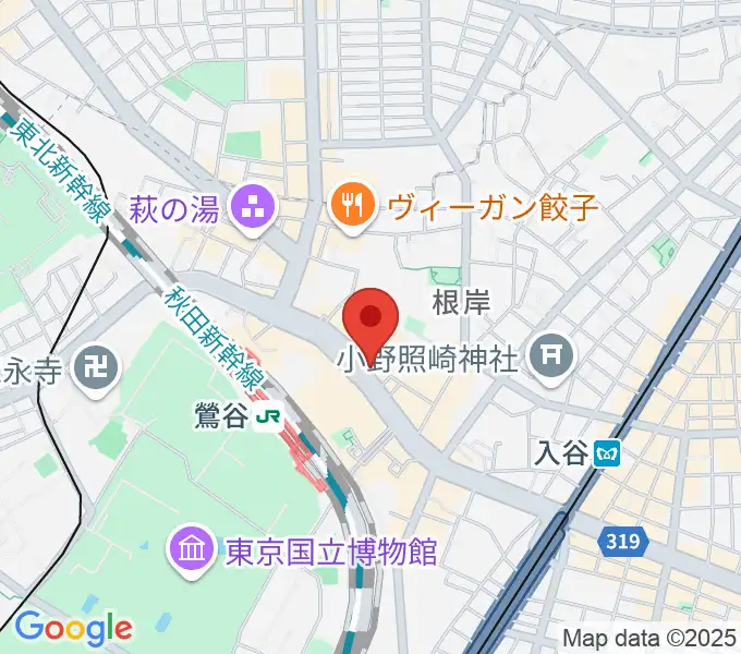 BUZZ上野の地図