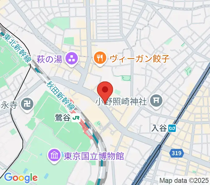 BUZZ上野の地図