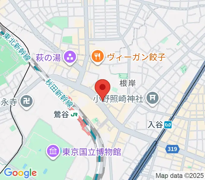 BUZZ上野の地図