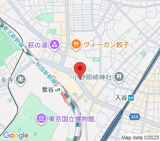 BUZZ上野の地図