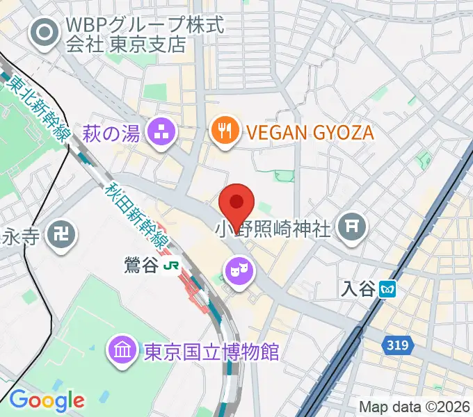 BUZZ上野の地図