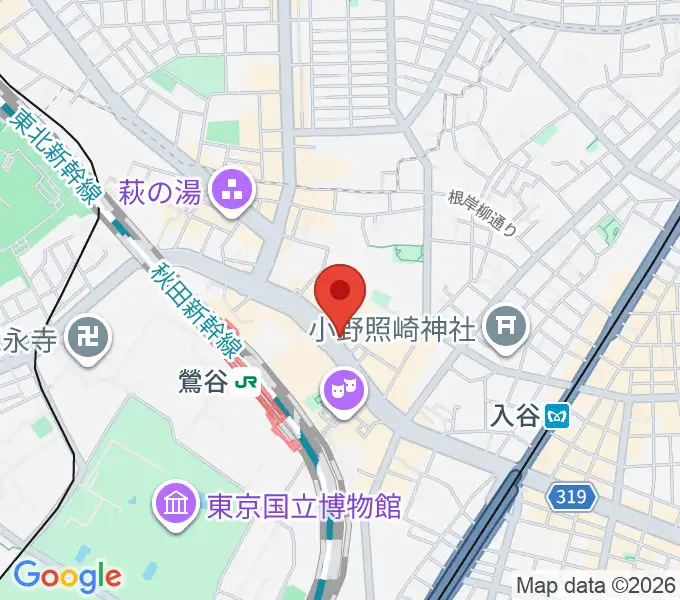 BUZZ上野の地図