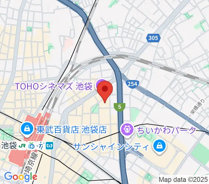 東京建物ブリリアホールの地図