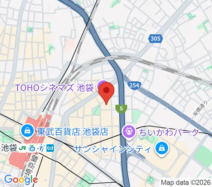東京建物ブリリアホールの地図