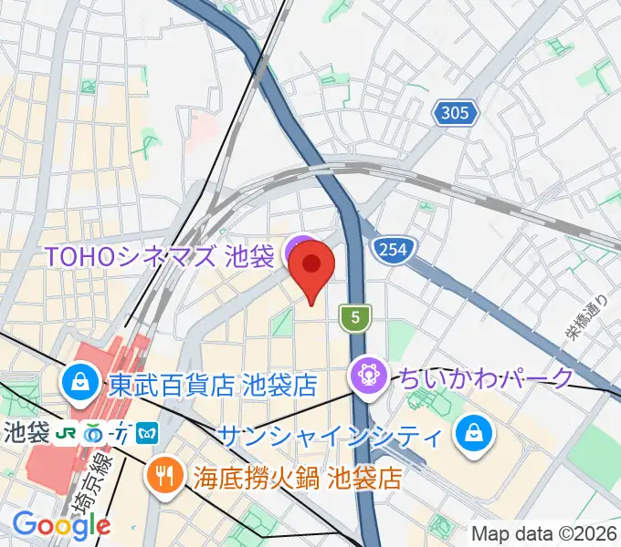 東京建物ブリリアホールの地図