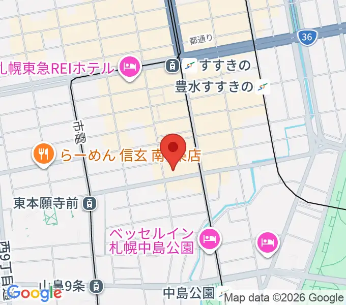 札幌BLOCOの地図