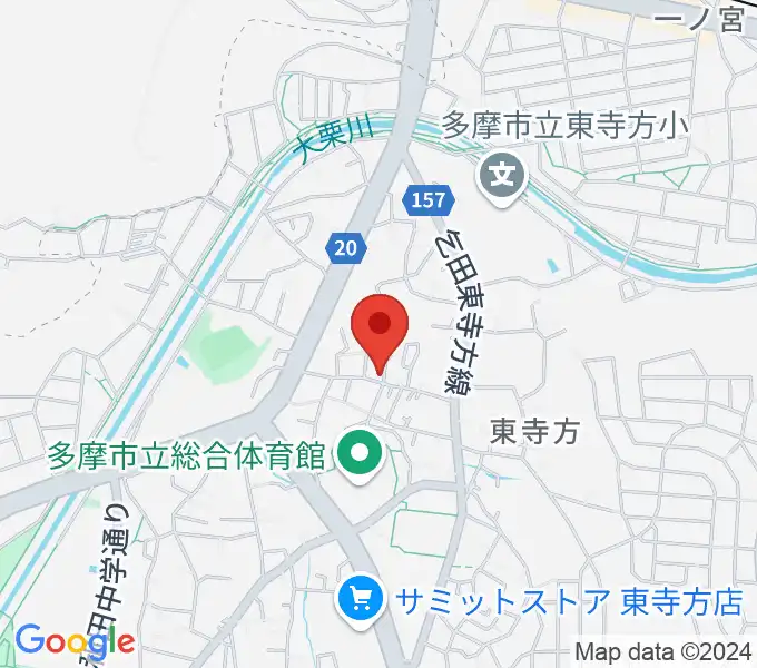 大樹バイオリン工房の地図