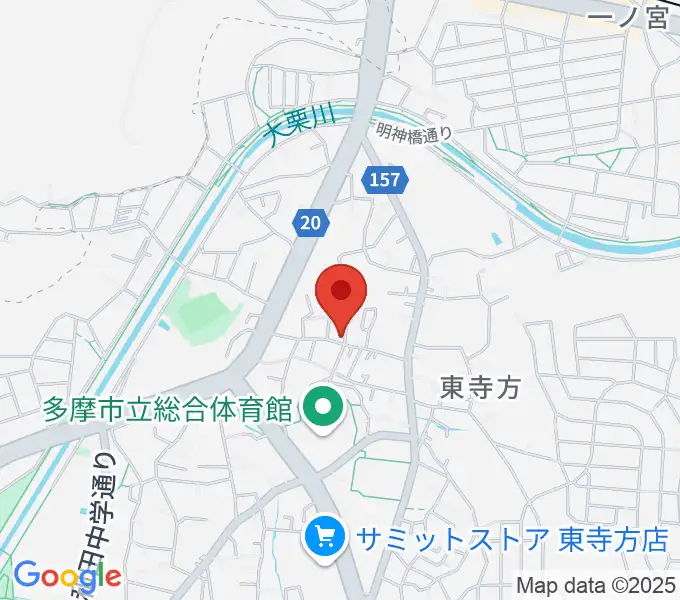 大樹バイオリン工房の地図