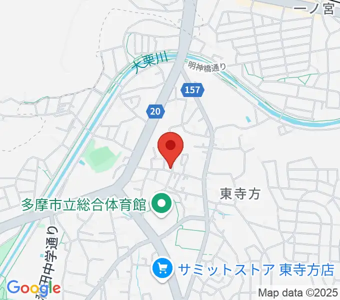 大樹バイオリン工房の地図
