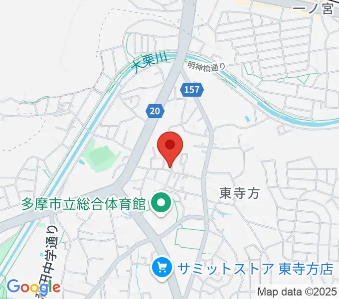 大樹バイオリン工房の地図