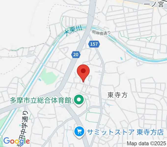大樹バイオリン工房の地図