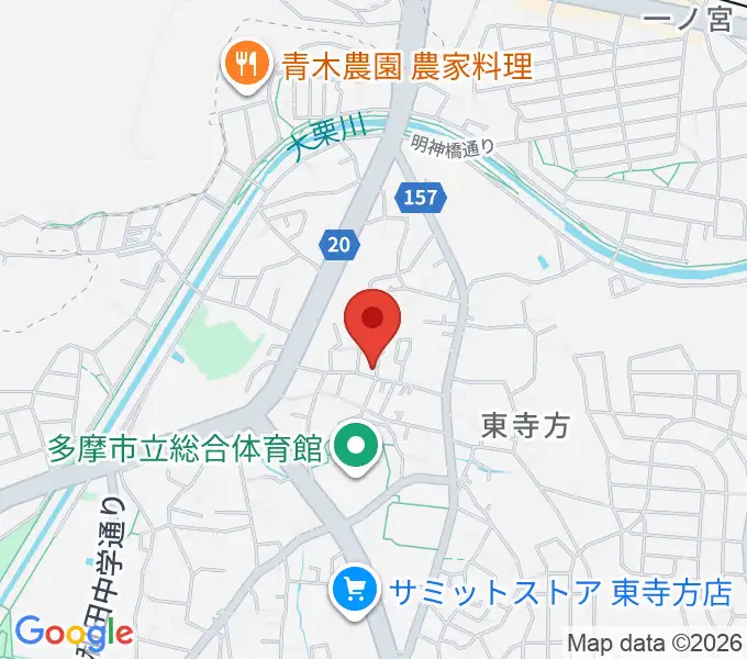 大樹バイオリン工房の地図