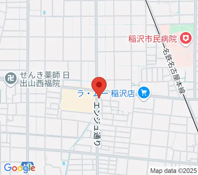ピアノ教室luce 稲沢教室の地図