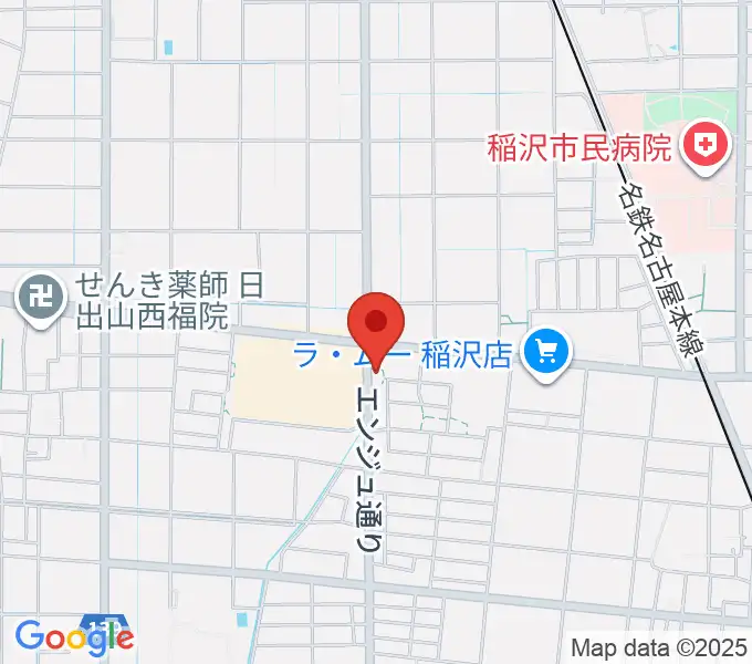 ピアノ教室luce 稲沢教室の地図