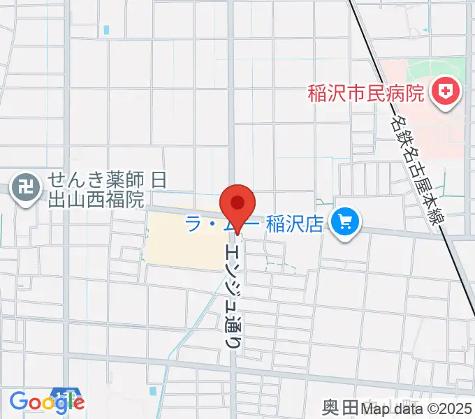 ピアノ教室luce 稲沢教室の地図