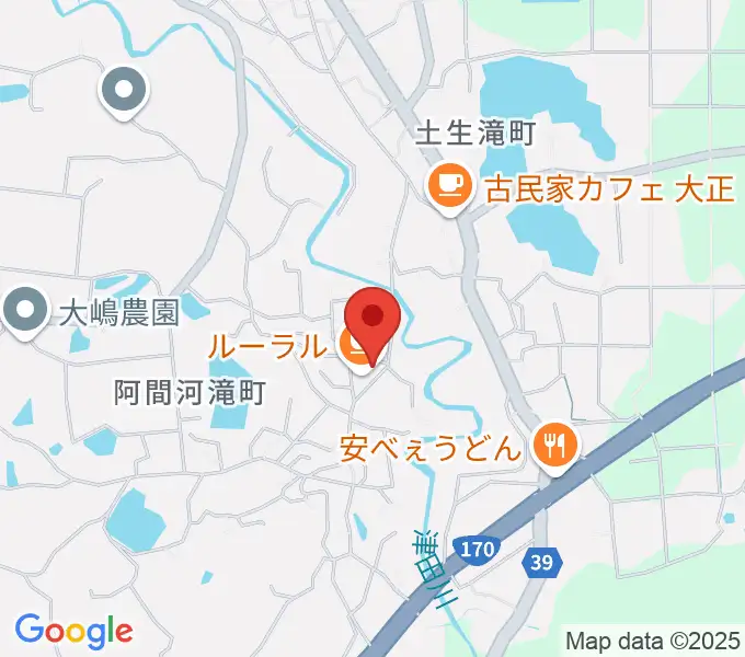 岸和田 むくの木ホールの地図