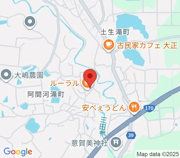 岸和田 むくの木ホールの地図