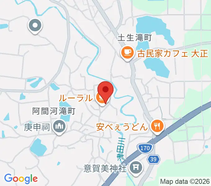 岸和田 むくの木ホールの地図