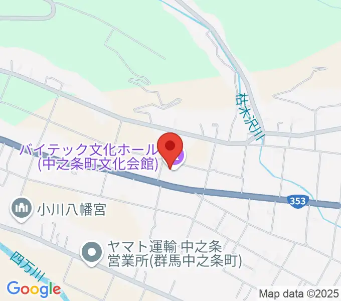 バイテック文化ホールの地図