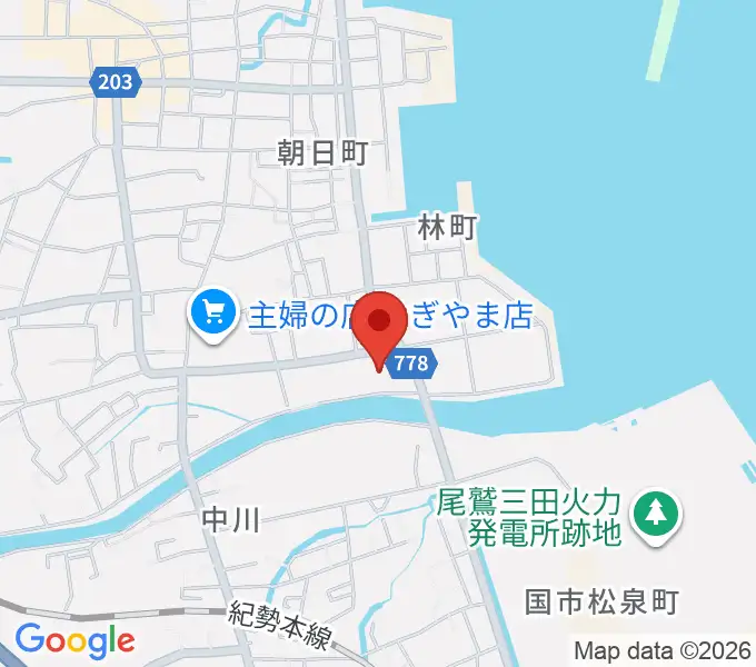 尾鷲市民文化会館 せぎやまホールの地図