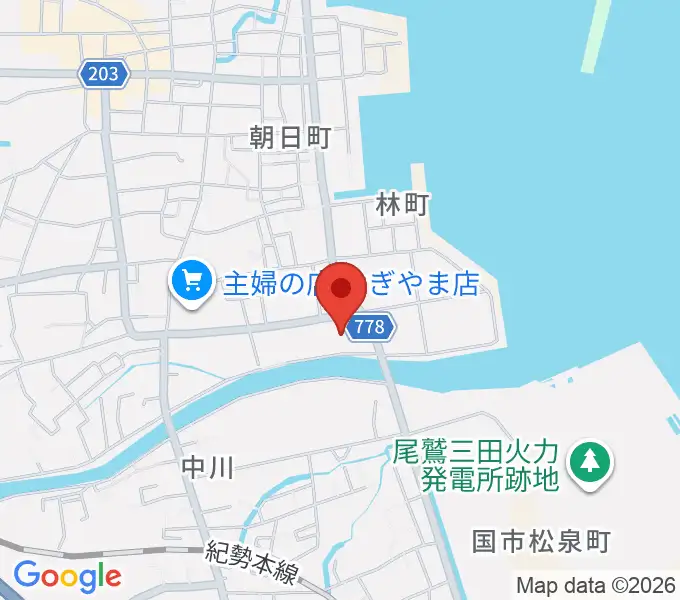 尾鷲市民文化会館 せぎやまホールの地図