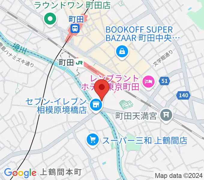 YOKOTA BASE STUDIOの地図