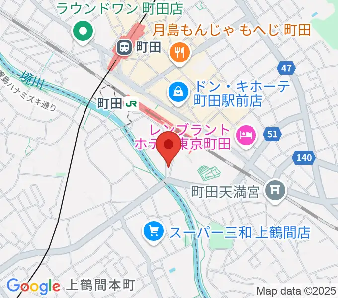 YOKOTA BASE STUDIOの地図