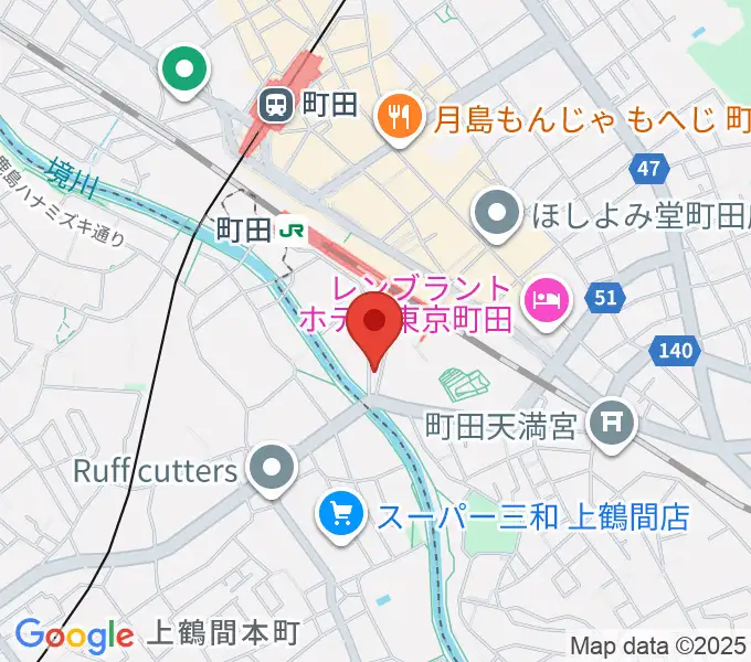 YOKOTA BASE STUDIOの地図