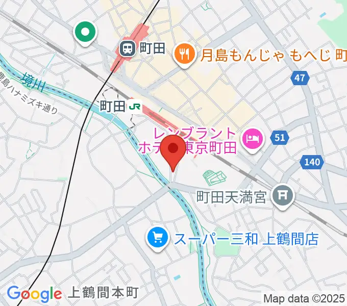 YOKOTA BASE STUDIOの地図