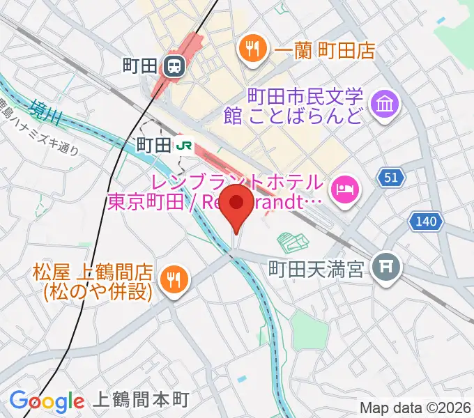 YOKOTA BASE STUDIOの地図