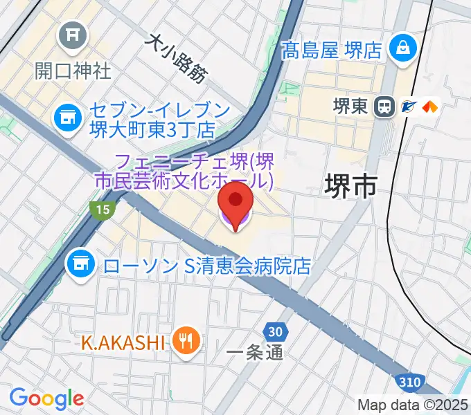 フェニーチェ堺の地図