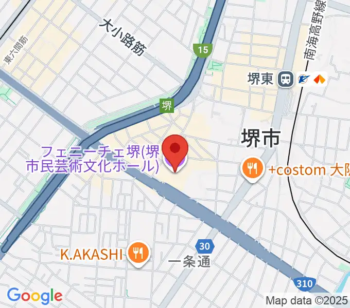 フェニーチェ堺の地図