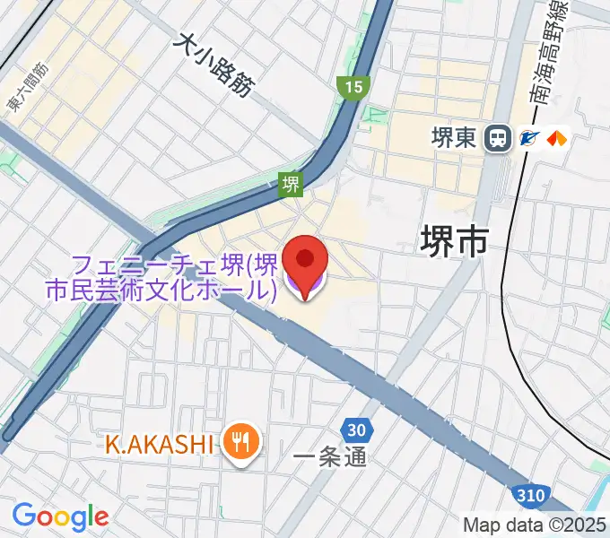 フェニーチェ堺の地図