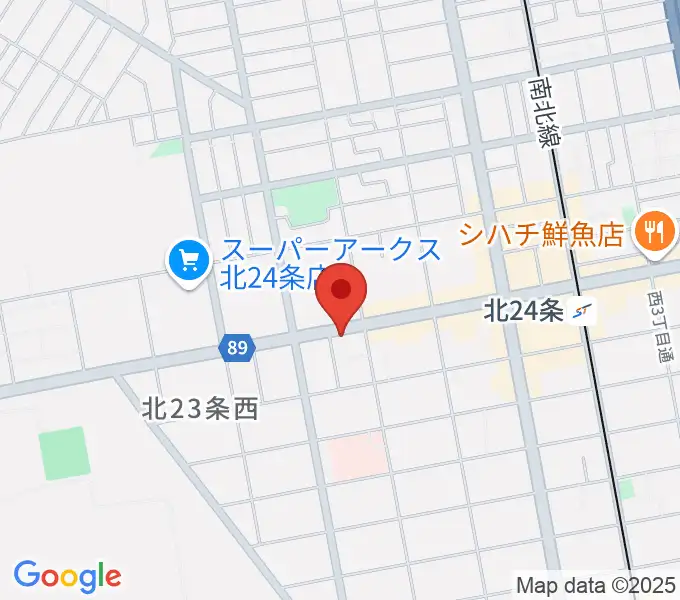 ジングルホールの地図