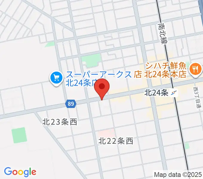 ジングルホールの地図