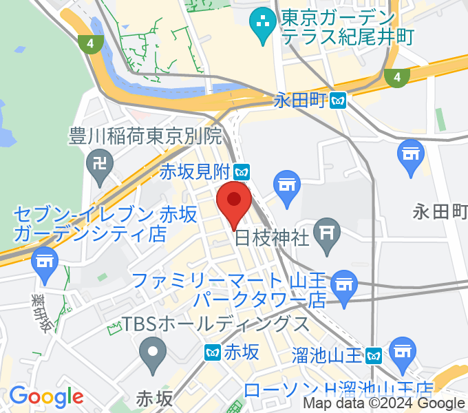 赤坂STAGE-1の場所