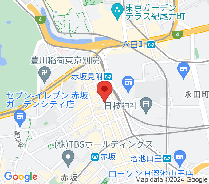 赤坂STAGE-1の場所