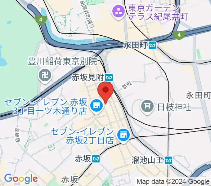 赤坂STAGE-1の地図