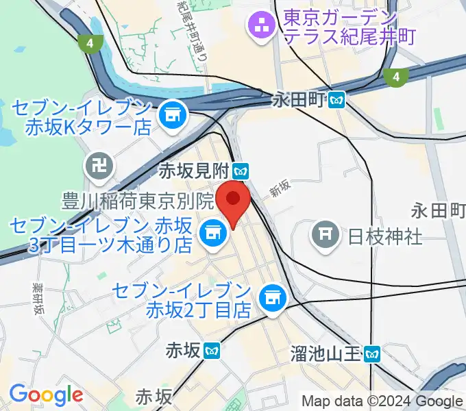 赤坂STAGE-1の地図